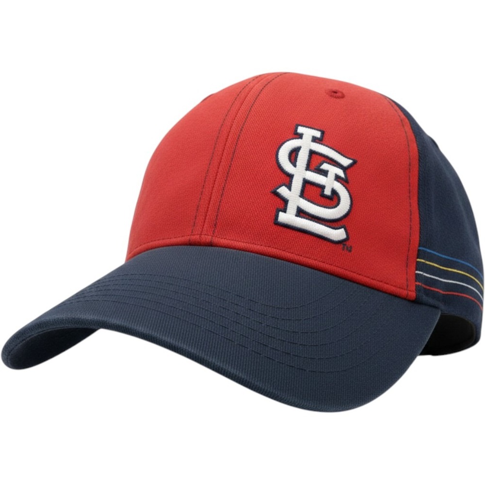 BDA St. Louis Cardinals Baseball Hat OSFA Red Navy Blue Mercy Logo Adjustable